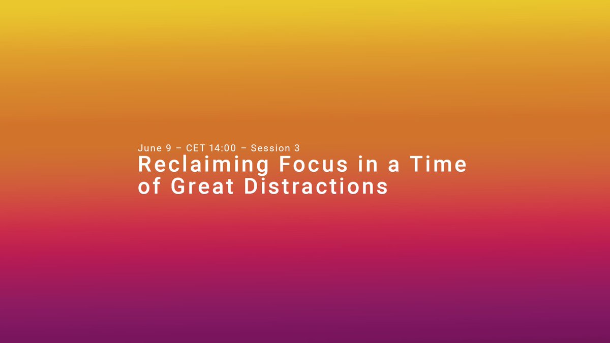 These and many other topics will be at the core of our Digital Summer Forum on June 9 and June 14 (Digital Workshops). Don’t miss it!