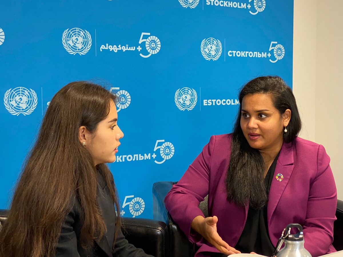 UNYouthAffairs's tweet photo. Pleased to have joined @xiyebastida at the first-ever @ITU #GenerationConnect Global Youth Summit virtually from Stockholm 🙌
 
Young ppl's innovative ideas and solutions can contribute to addressing the digital divide our world is facing. I look forward to a fruitful outcome 💡 https://t.co/JhDxE1DKfv