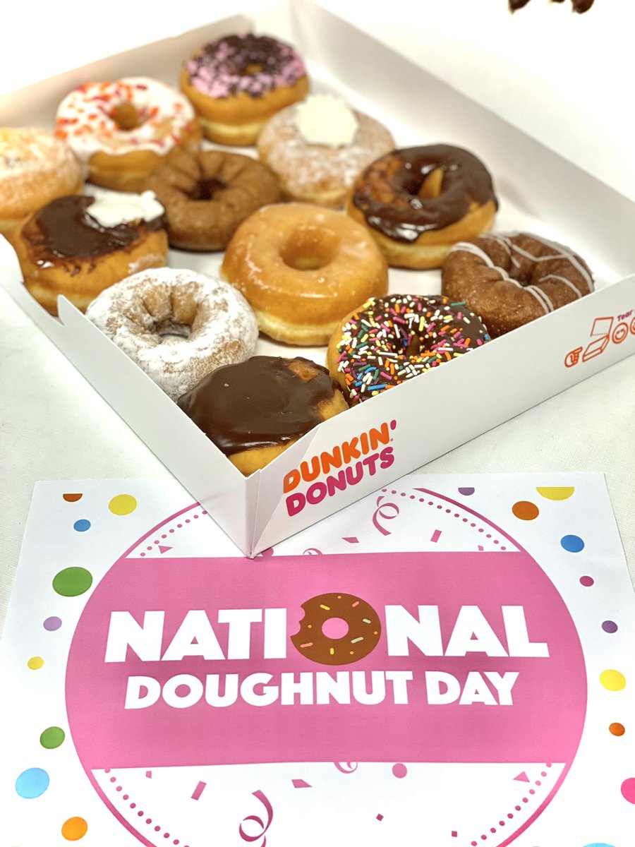 Donut tell me you’re not going to celebrate #NationalDonutDay ! These donuts magically appeared in the break room at the Regional Office! What’s your favorite donut!? #isitdonutordoughnut