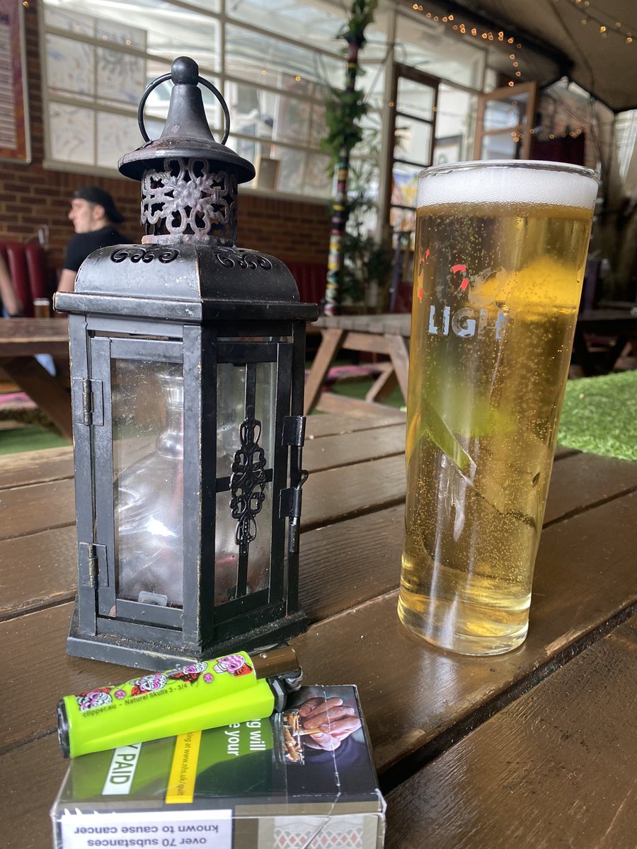 PaulCTayla's tweet photo. #AHSPC only boozer in Battersea that isnโt flag shagging. Trusty Magic Garden https://t.co/sUGhX7aSxU