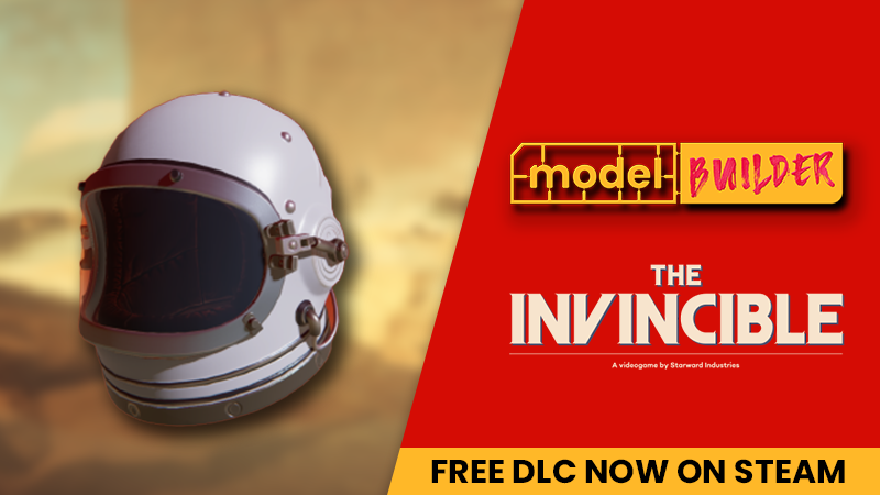 We are proud to announce #TheInvincible (from the @StarwadInd) and #ModelBuilder cooperation! 🤝 Our #free DLC is now on #steam! 🔥 You can become a creator of analog technologies and make your own astronaut helmet before flying to Regis III ➡️ bit.ly/The-Invincible…