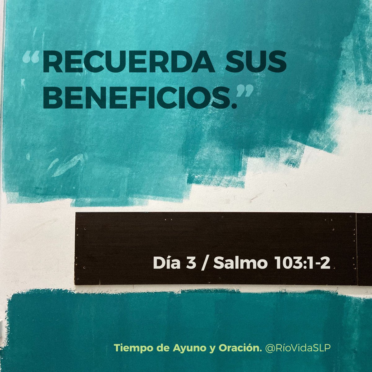 riovidaslp's tweet photo. Tiempo de Ayuno y Oración. Día 3

MOTIVOS DE ORACIÓN:
 • Orar para agradecer todos los beneficios recibidos por DIOS.
 • Orar por fortaleza divina a favor de las personas que están pasando un tiempo difícil.
 • Orar para que DIOS supla todo lo que nos hace falta.

-
#RíoVida https://t.co/UBQ8BzBinJ