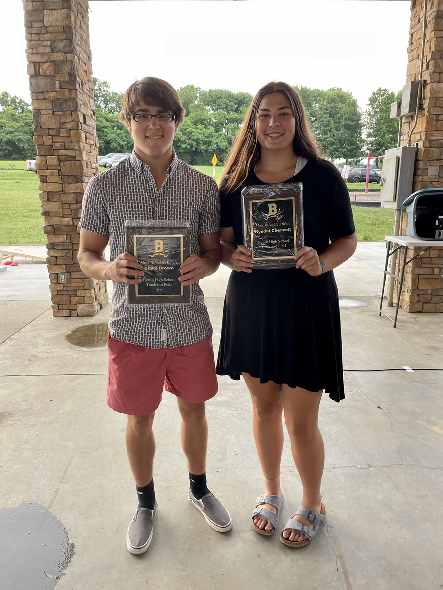 Congrats to our team MVP’s, Blake Brown and <a href="/ChenaultKyndal/">Kyndal Chenault</a>!