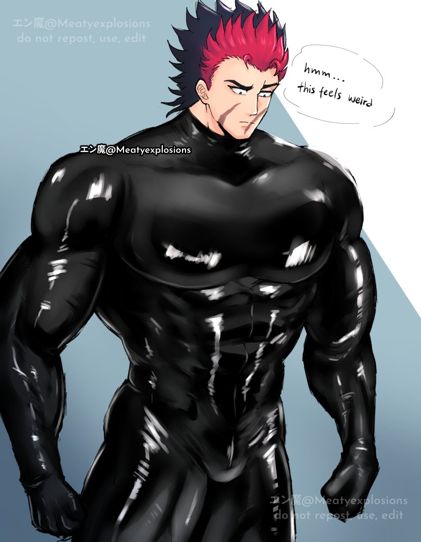 Meatyexplosions's tweet photo. thanks for the latex suit Felix 😂🔥
#FelixStarterPack feat. my oc Alex
eventho he seems confused, but he doesn't mind trying smth new🤔🔥🔥 https://t.co/GEGvw0m546