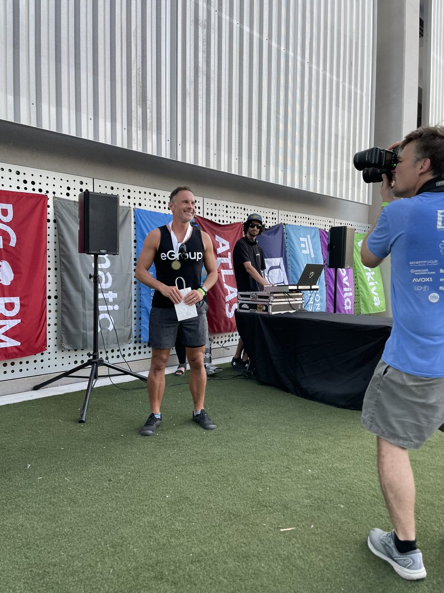 eGroup_Inc's tweet photo. The great return of the #iFiveK!! Big thank you to the @CHSdigital for another awesome year bringing the Charleston Tech community together! 🎉🏃🏻‍♂️

#chstech #community #chswomenintech #togetherwemakeIThappen https://t.co/JeB0JNdwmK