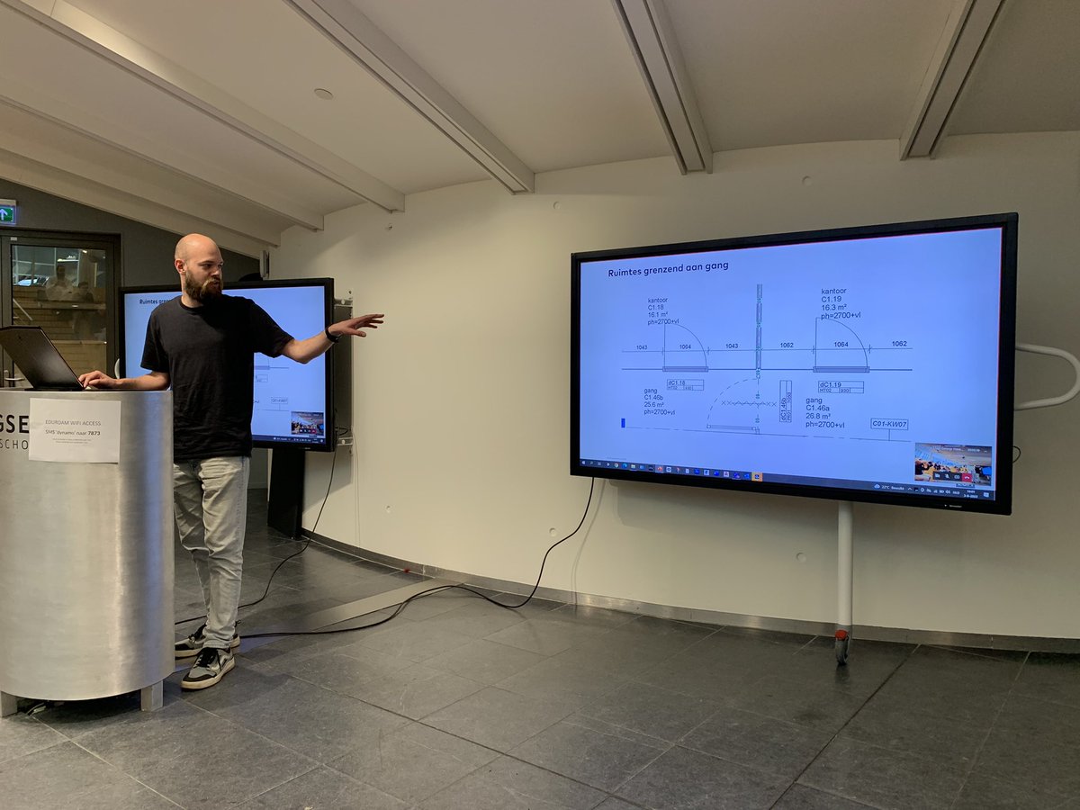 Emiel Hofman ook van <a href="/EGMarchitecten/">EGM architects</a> laat zien hoe zij deuren 🚪 aan ruimtes worden gekoppeld <a href="/DynamoBIM/">Dynamo</a>