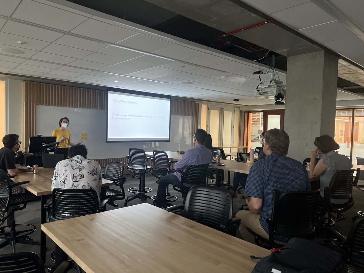 Center for HCI & Design (@nu_hci) on Twitter photo How do you design low tech wearables to help people learn about the history of their physical environment asks @northwesternu <a href="/nu_hci/">Center for HCI & Design</a> design fellow <a href="/mattabsurd/">Matt Brucker</a> and advisors <a href="/horn_michael/">Michael Horn</a> & @meganbang3? How do you design low tech wearables to help people learn about the history of their physical environment asks @northwesternu <a href="/nu_hci/">Center for HCI & Design</a> design fellow <a href="/mattabsurd/">Matt Brucker</a> and advisors <a href="/horn_michael/">Michael Horn</a> & @meganbang3?
