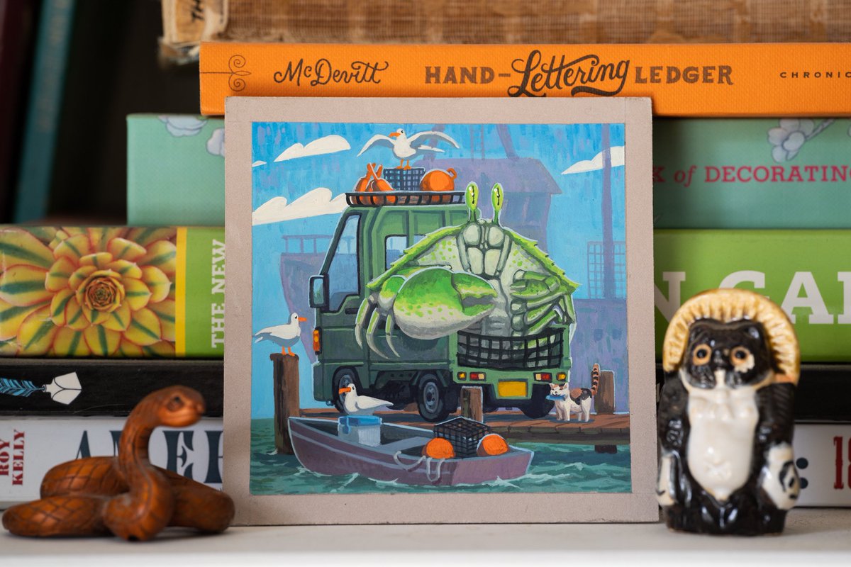 artpm's tweet image. New little guy for a show in Seattle. #illustration