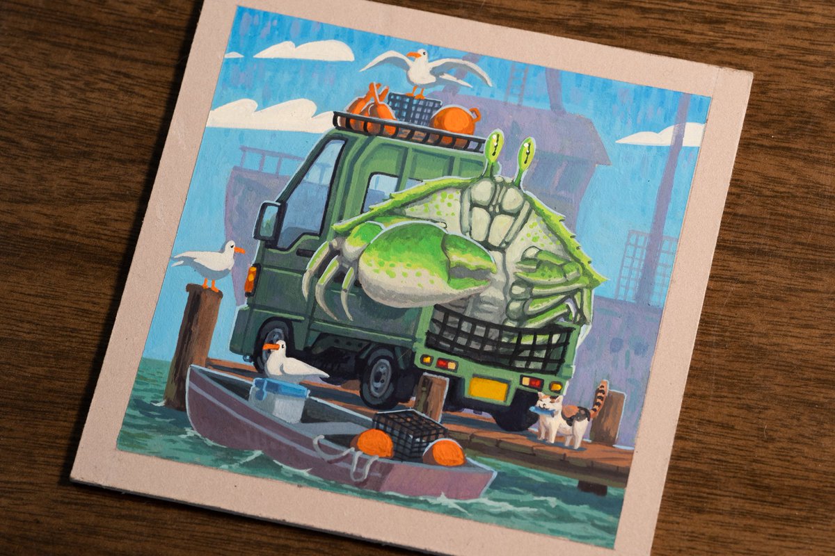 artpm's tweet image. New little guy for a show in Seattle. #illustration