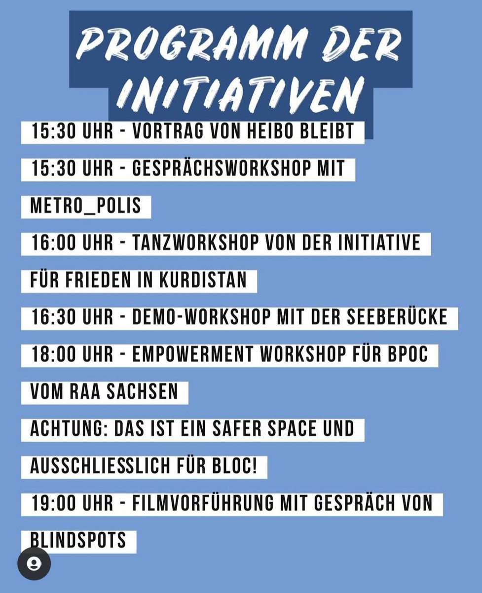ifk_sachsen's tweet photo. Morgen ab 14:00 Uhr findet ihr uns auf dem #Solifest von @lifeline_intl im OKA in #Dresden! Es gibt kurdischen Essen, heißen Chay &amp; einen Tanzworkshop in Govent &amp; Guerilla-Tanz 😉 Kommt vorbei &amp; sprecht mit uns &amp; unter anderem @heibo_bleibt @SeebrueckeDD @RAASachsen uvm https://t.co/OIUdaEsWcm