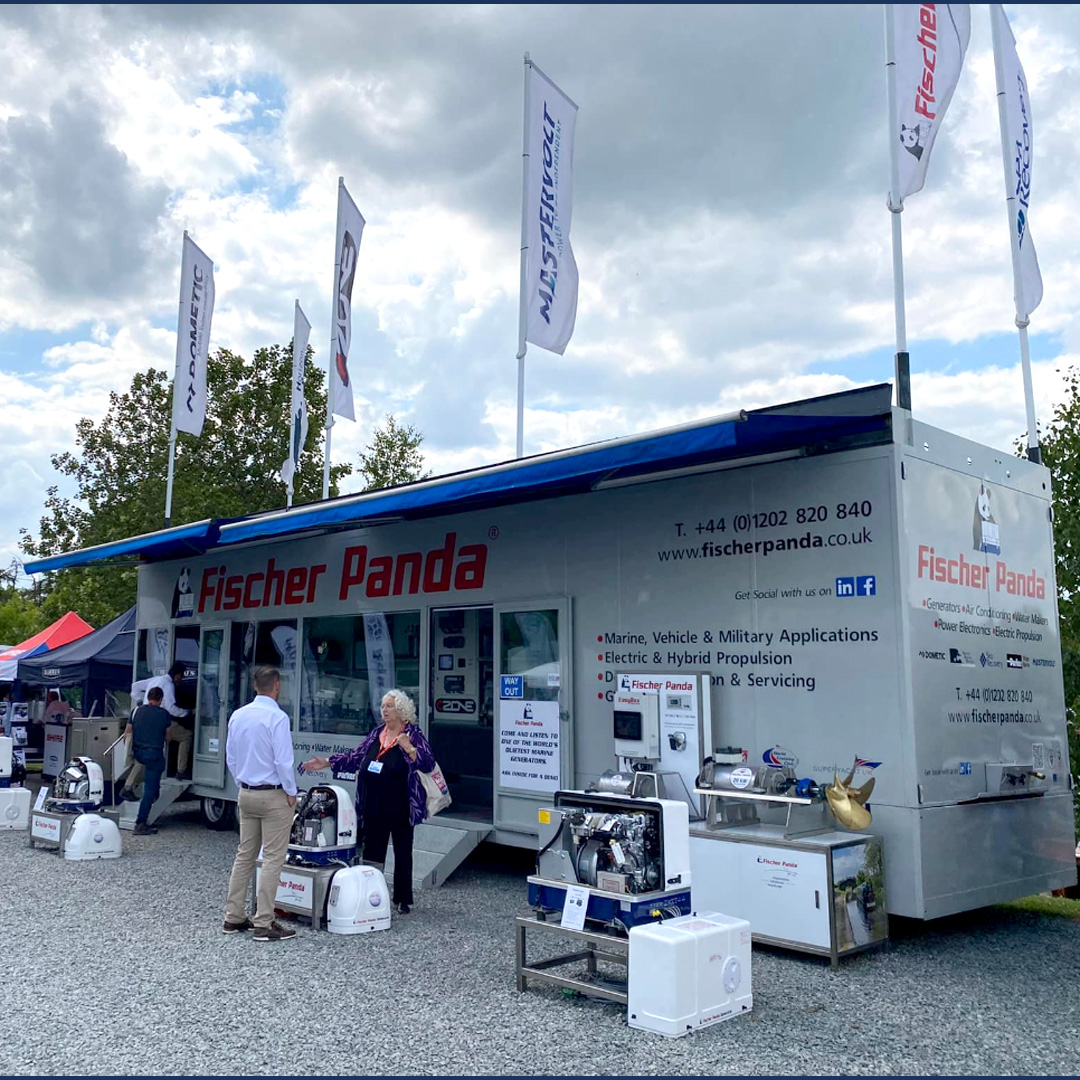 The Crick Boat Show is Britain’s biggest inland waterways festival which takes place in Northants/England over the Bank Holiday of Thursday 2 to Sunday 5 June. A wide range of Fischer Panda generators and electric motors on display. Live demos on their show trailer are possible.