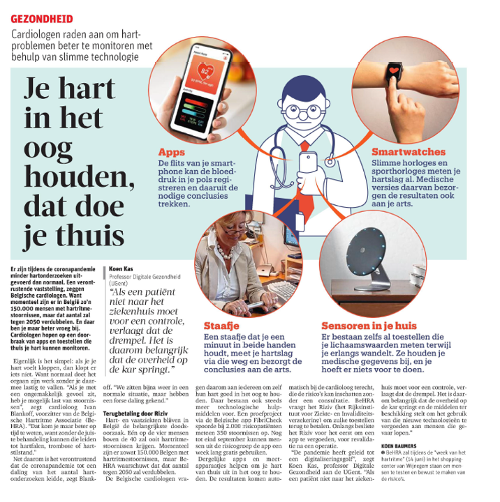 Koen Kas (@kaskoen) on Twitter photo My take on the future of heart monitoring at the eve of 'The week of Heart rhytm' by Belgian Heart Rhytm Association. Kudos Dr Ivan Blankoff- Today everywhere in the press, here in superb article <a href="/gva/">Gazet van Antwerpen</a> following press conference by <a href="/VademecomPR/">Vademecom</a> #prevention #cardiology <a href="/fibricheck/">FibriCheck</a> My take on the future of heart monitoring at the eve of 'The week of Heart rhytm' by Belgian Heart Rhytm Association. Kudos Dr Ivan Blankoff- Today everywhere in the press, here in superb article <a href="/gva/">Gazet van Antwerpen</a> following press conference by <a href="/VademecomPR/">Vademecom</a> #prevention #cardiology <a href="/fibricheck/">FibriCheck</a>
