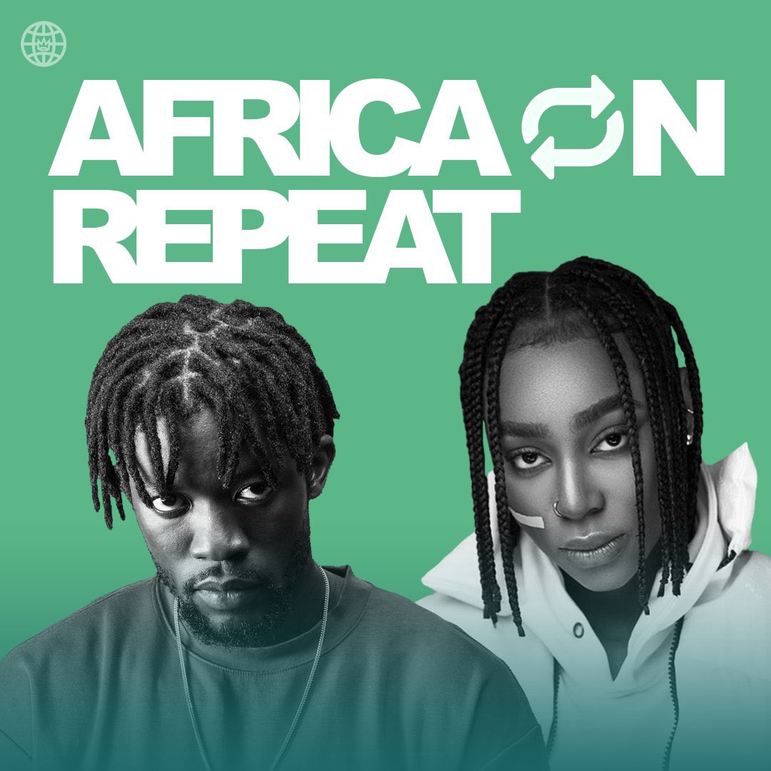'Africa 🔁n Repeat' features fresh sounds emerging from the heart of Africa, representing its musical evolution. 

Listen now on #AppleMusic, #Audiomack, and #Spotify

linktr.ee/weareblackandg… 

#WeAreBlackAndGifted #BlackAndGifted #AfricaOnRepeat #Playlist #PlaylistCurator