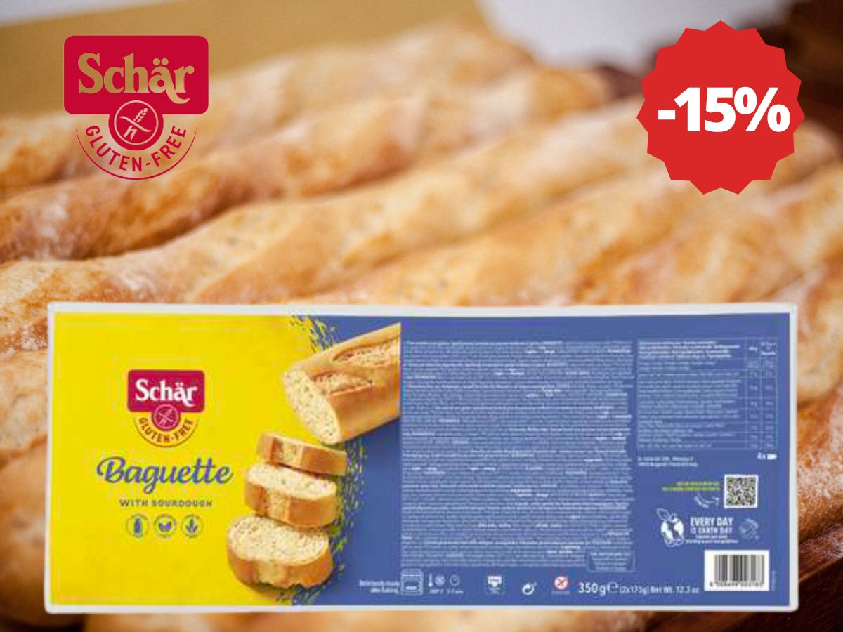 15% de réduction : (Mini) Baguette Schar ‼ - mailchi.mp/noglutenshop.c…