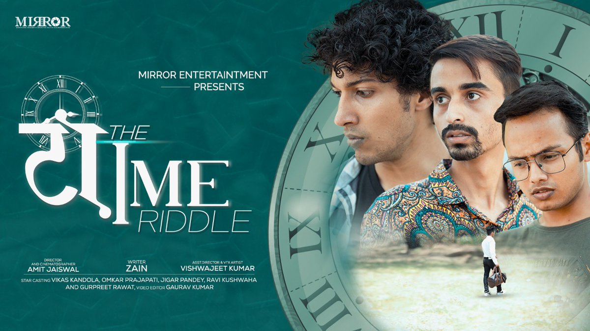 A_vivid_mirror's tweet photo. The Time Riddle officially out now on MIRROR YouTube channel. Go and watch this amazing work of fiction. Like and share with your friends if you like our work. Link in bio

#thetimeriddle #mirror #mirrorentertainment #shortmovie #shortfilm https://t.co/LctzEkk8GY