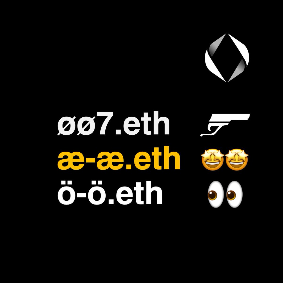 ULTRA RARE!! Was just about to mint the remaining scandi L-L #hyphENS but it’s not possible anymore? That makes me the only person in the WORLD with this category of <a href="/ensdomains/">ens.eth</a> !! Will keep ø-ø.eth but happy to sell these if there’s a way.