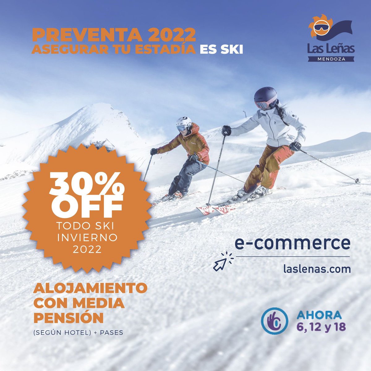 laslenasresort's tweet image. ¡Se vino la nieve en el valle! ❄️ y ya casi abrimos temporada 2022 ⛷️🏂

Reservá online en laslenas.com y aprovechá las tarifas de preventa con un 30% OFF.

#ElValleEsSki #LasLenas #Nieve #Ski #Preventa #Mendoza #SnowBoard