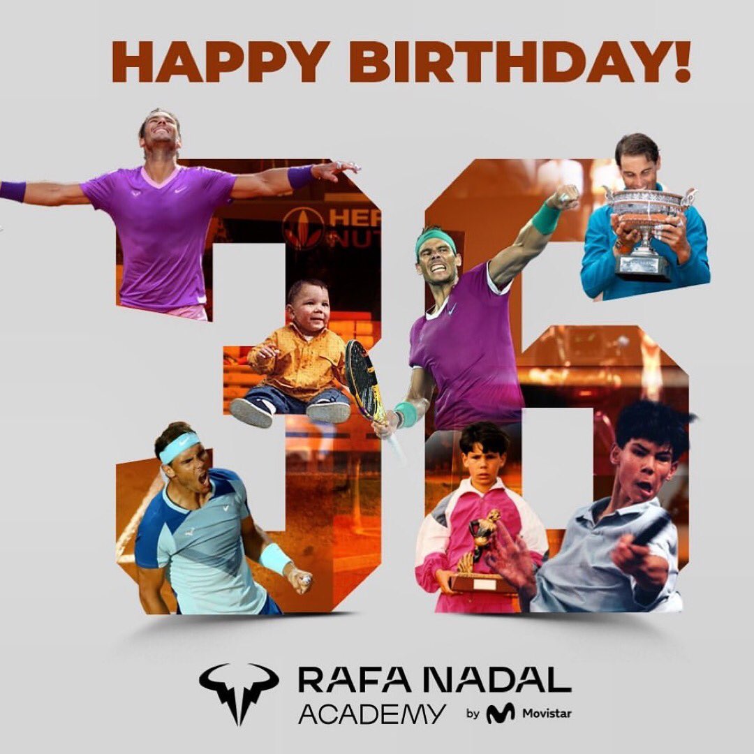 Happy birthday Rafael Nadal! Living legend       