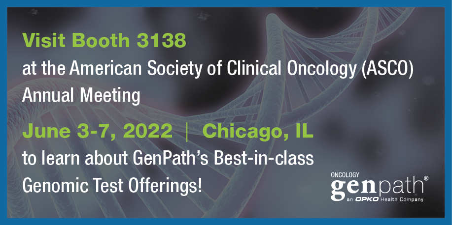 GenPath® Oncology, a specialty division of BioReference Laboratories will be exhibiting at the 2022 #ASCO Annual Meeting. Visit booth 3138 to learn about GenPath’s state-of-the-art #NGS and other testings.