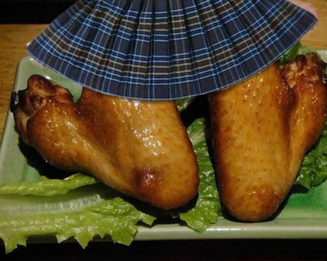 Куриные ножки в юбке