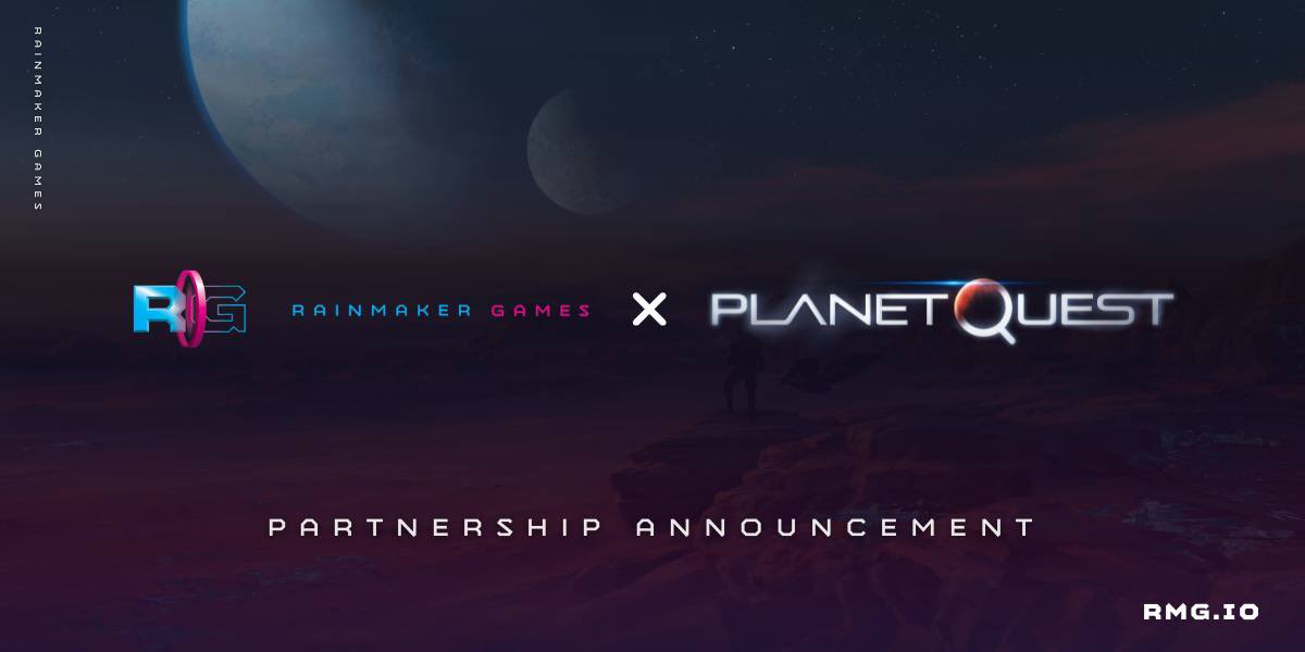 Gamegptofficial's tweet photo. Rainmakers, we would like to announce our partnership with @JoinPlanetQuest
ㅤ
PlanetQuest is a universe-spanning blockchain-based game of exploration, survival, and discovery
ㅤ
It is one of the world's first real-time 3D NFTs, powered by Immutable X
ㅤ
https://t.co/meGjPJ9uY8 https://t.co/mRoUusFlYC