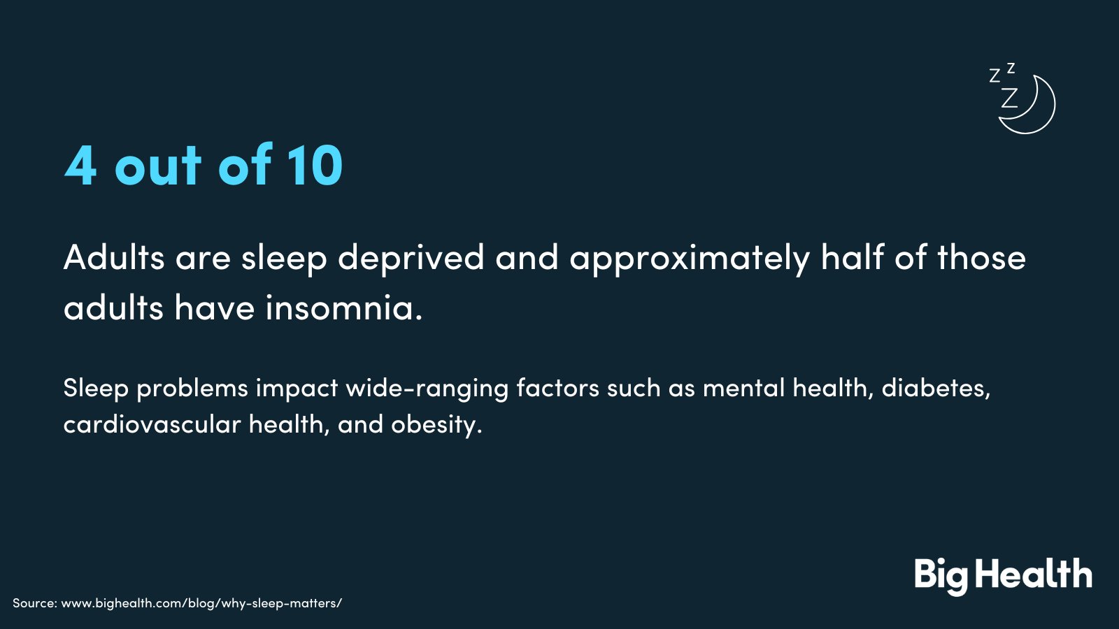 Big Health on Twitter "Can we sleep our way to better mentalhealth