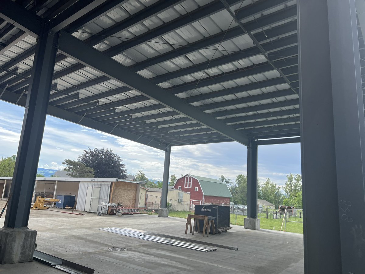 Love seeing the new <a href="/BondWwps/">WWPSBond</a> <a href="/wwschools/">WW Public Schools</a> VoAg/CTE improvements taking shape at #WaHi #DeliveringonOurPromise #ThankYouVoters