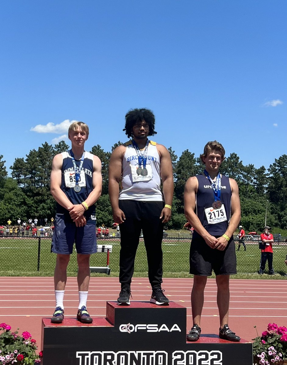 Joey Ozamiz (@mrozamiz) on Twitter photo On the podium! Connor Fraser of <a href="/ImmaculataOCSB/">Immaculata High School</a> earns the silver medal in Senior Boys Discus at the 2022 <a href="/OFSAATrack/">OFSAA Track & Field</a> Meet. Outstanding job, Connor! #GoSaints #whyMAC <a href="/OttawaLionsTFC/">Ottawa Lions TFC</a> On the podium! Connor Fraser of <a href="/ImmaculataOCSB/">Immaculata High School</a> earns the silver medal in Senior Boys Discus at the 2022 <a href="/OFSAATrack/">OFSAA Track & Field</a> Meet. Outstanding job, Connor! #GoSaints #whyMAC <a href="/OttawaLionsTFC/">Ottawa Lions TFC</a>