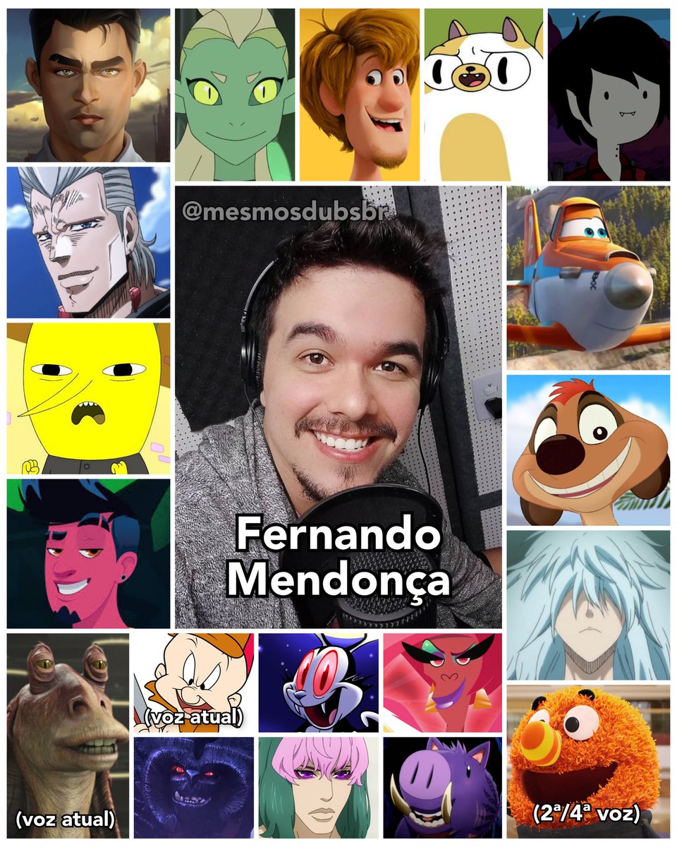 Personagens Com os Mesmos Dubladores! on X: - Lucas Gama