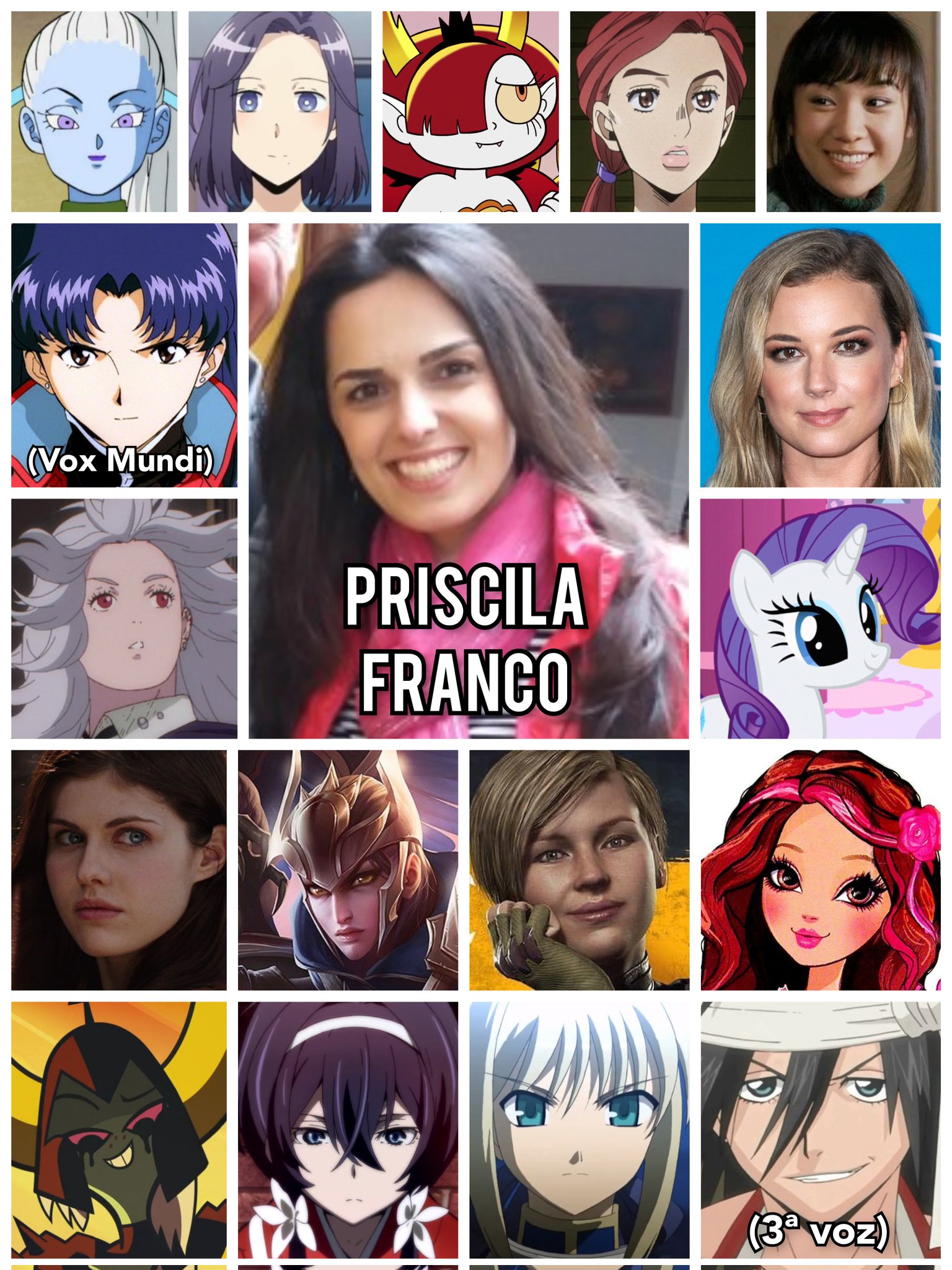 Personagens Com os Mesmos Dubladores! on X: - Iris Amicitia