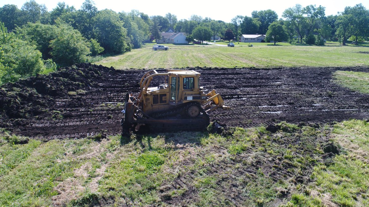 PrincetonRV's tweet photo. Dirt movers started today! This week we received additional grant funding of $62,500.00.  This additional funding requires a matching contribution. We are optimistic that we can raise these funds! With this additional $ we will be over $600,000 donated! https://t.co/LrckzHTyYI