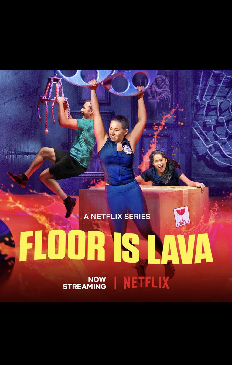 It’s here !! #FloorIsLava Season 2 is on <a href="/netflix/">Netflix</a> !! Let’s do this thing ! Who’s watching ??