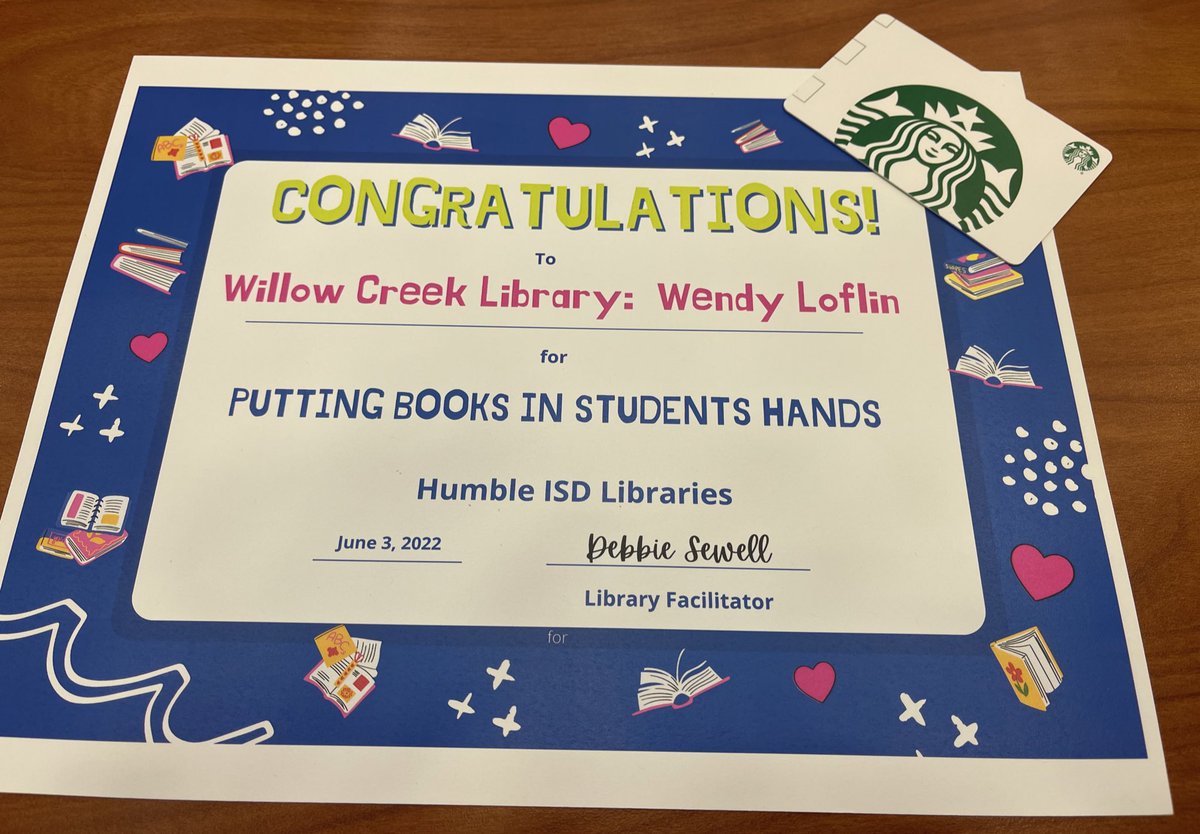 Woohoo!  Look what WE received today!Keep reading Cardinals!  #HumbleISD_WCE