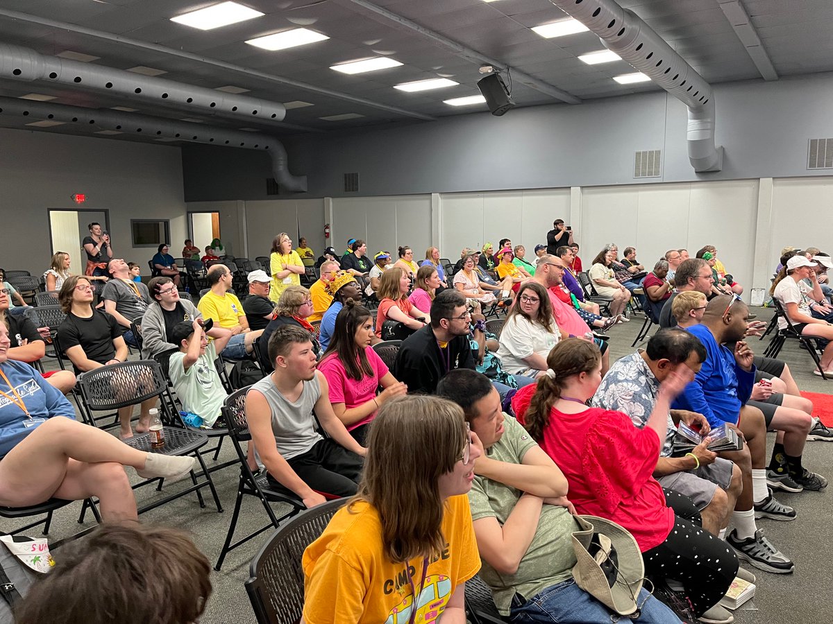 KikiRockChalk's tweet photo. So much fun to cheer on the campers at #CampAbility! Thank you so much @AbilityPoint_ for bringing such joy! From sand volleyball, to dancing, popsicles & the talent show, we celebrated abilities! Yay! Love you 🥰♥️ https://t.co/Rl0FyEPL5l