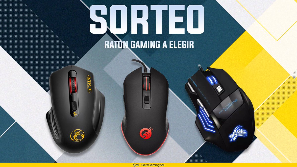 GetsGamingAM's tweet photo. 🎁💥#SORTEO DE RATÓN GAMING💥🎁

REQUISITOS PARA PARTICIPAR:
• Dar RT🔁
• Seguir a @GetsGamingAM
• Seguir a @rt_murcia

Finaliza el 06/06⏳

¡SUERTE! 🍀 https://t.co/RvJvzdxjCJ