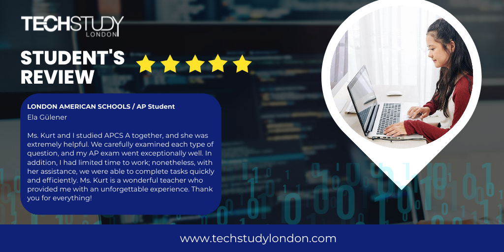techstudylondon's tweet image. Student’s Review!

Comment by our student Ela Gülener 👩🏻‍💻

#techstudylondon #codeeducation #coding #codinglife 
#studentsreview #apstudent #londonamericanschool #yoncakurt 
#manchester #altrincham #uk #london