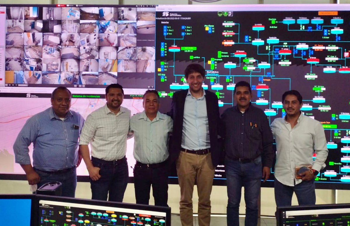 Esta semana intercambiamos experiencias con Antonio Blanco, Director Técnico de la <a href="/JumapaCelaya1/">Jumapa Celaya</a> y su equipo. Una jornada muy enriquecedora para los equipos de trabajo, donde compartimos las mejores prácticas y experiencias. Muchas gracias por su visita.
<a href="/Veolia_Mx/">Veolia | México</a> <a href="/BayodLluis/">Lluís Jordan Bayod</a>