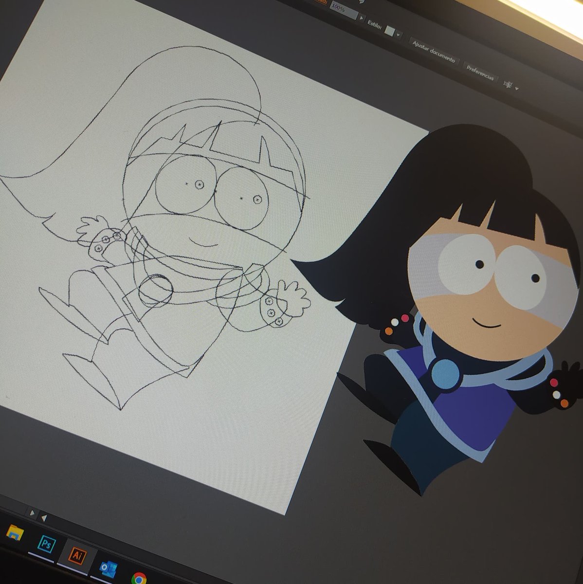 Ale at the south park videogame in progress... I hope you like it!
#southparkfanart #southparkfanart #OC #characterdesign #characterart #character #fracturedbutwhole