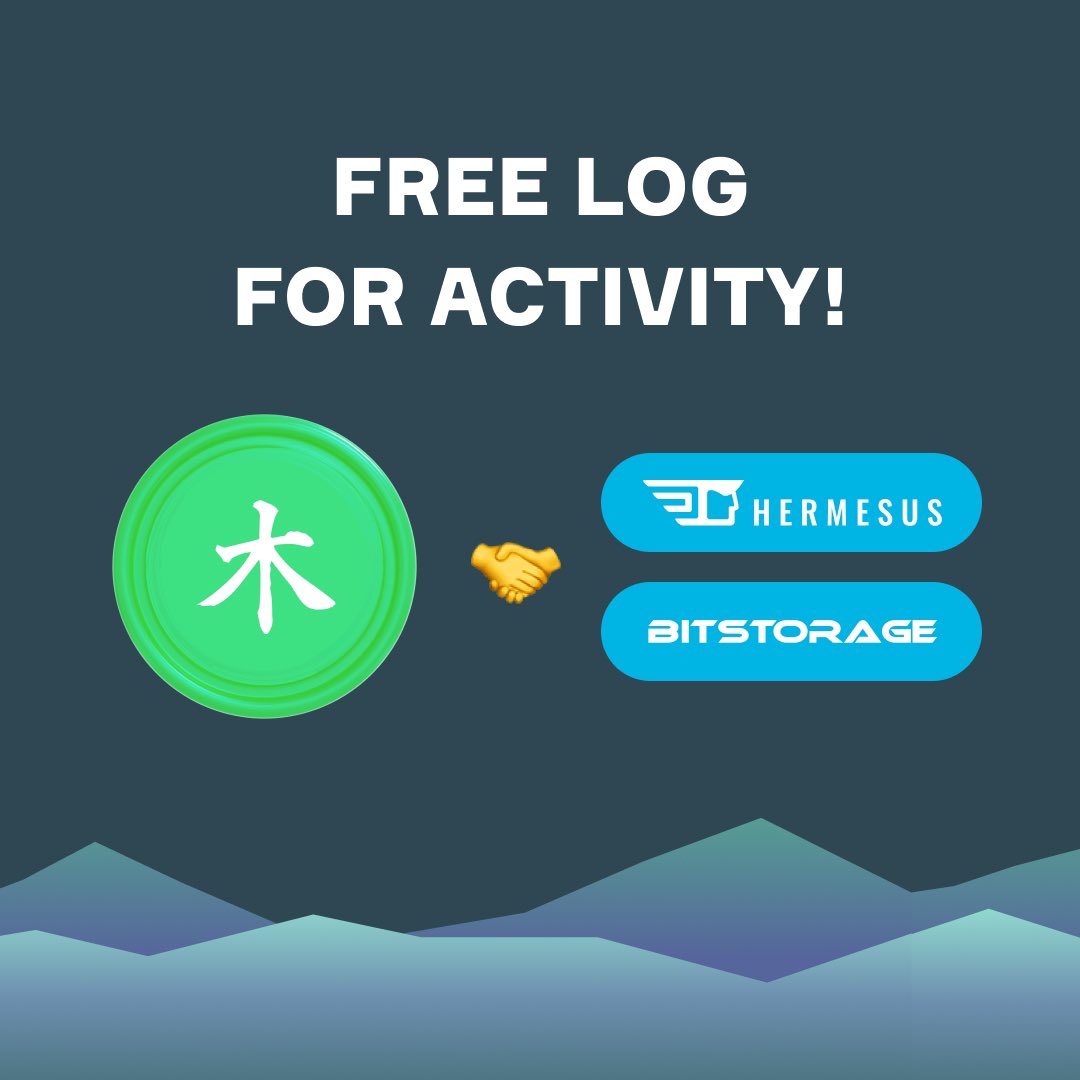 WoodCoinWorld's tweet photo. Guys! ⚡️We have great news for you!⚡️  

Together with our sponsors Hermesus and Bitstorage Finance, we additionally charge Woodcoin (LOG) to your wallet for activity!  

💚 Learn more: 
https://t.co/WHmbUPF3lJ https://t.co/y2ZpFwnGVh