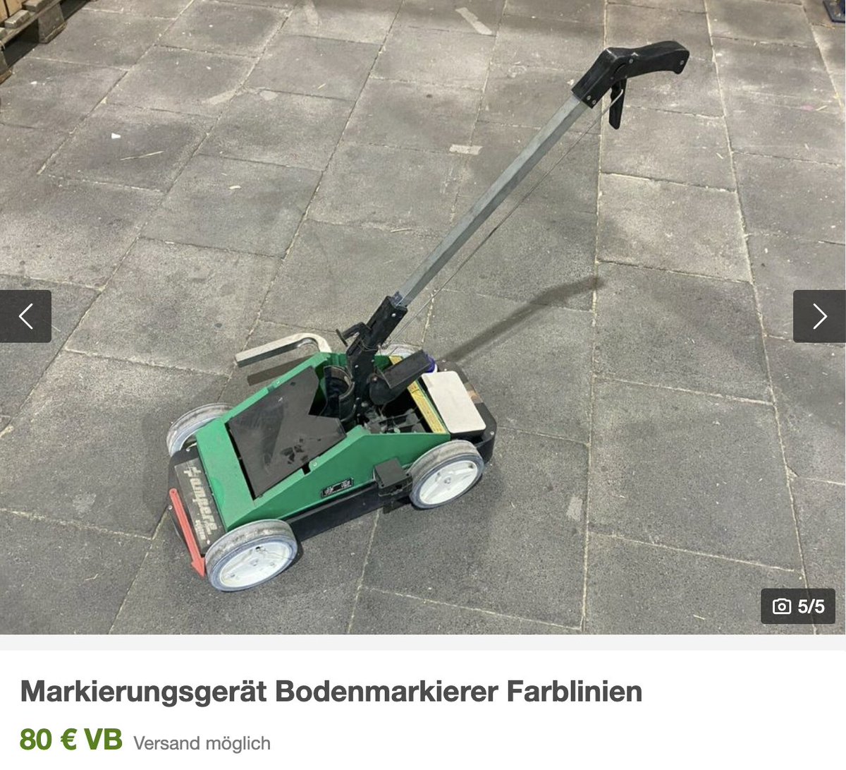 Aufgrund der hohen Nachfrage: Fahrradweg an Bastler abzugeben. #Weltfahrradtag