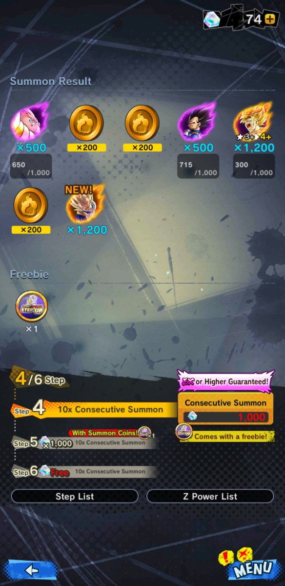 RedeemableTowa's tweet photo. // Still haven't gotten MUI Goku nor EX Kale

Guess my luck sucks in this game smh // https://t.co/U9QHiir6o2
