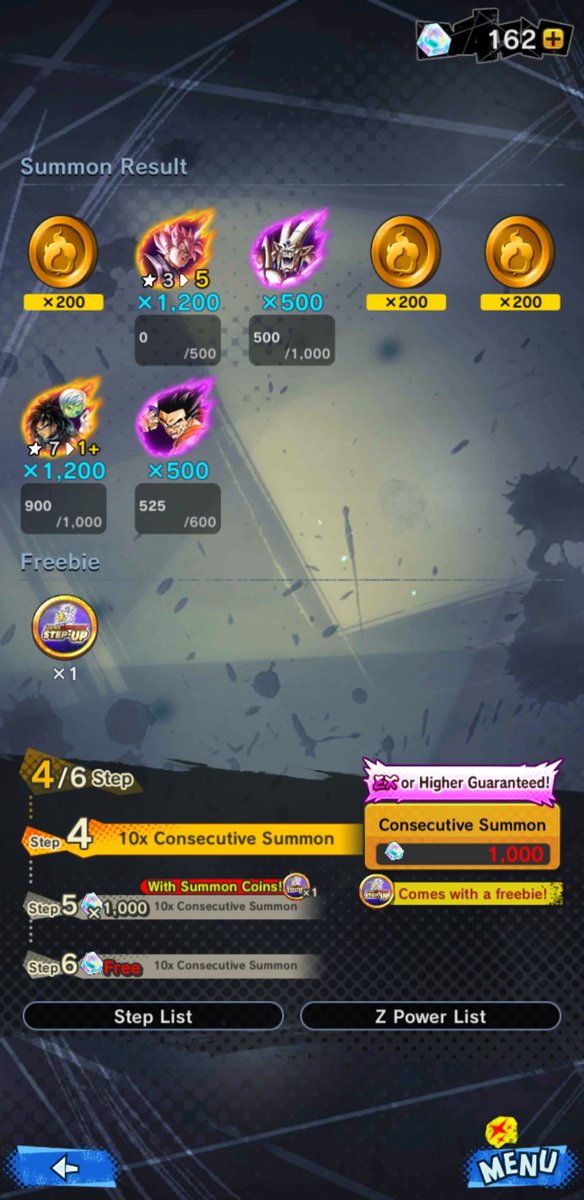 // Still haven't gotten MUI Goku nor EX Kale

Guess my luck sucks in this game smh //