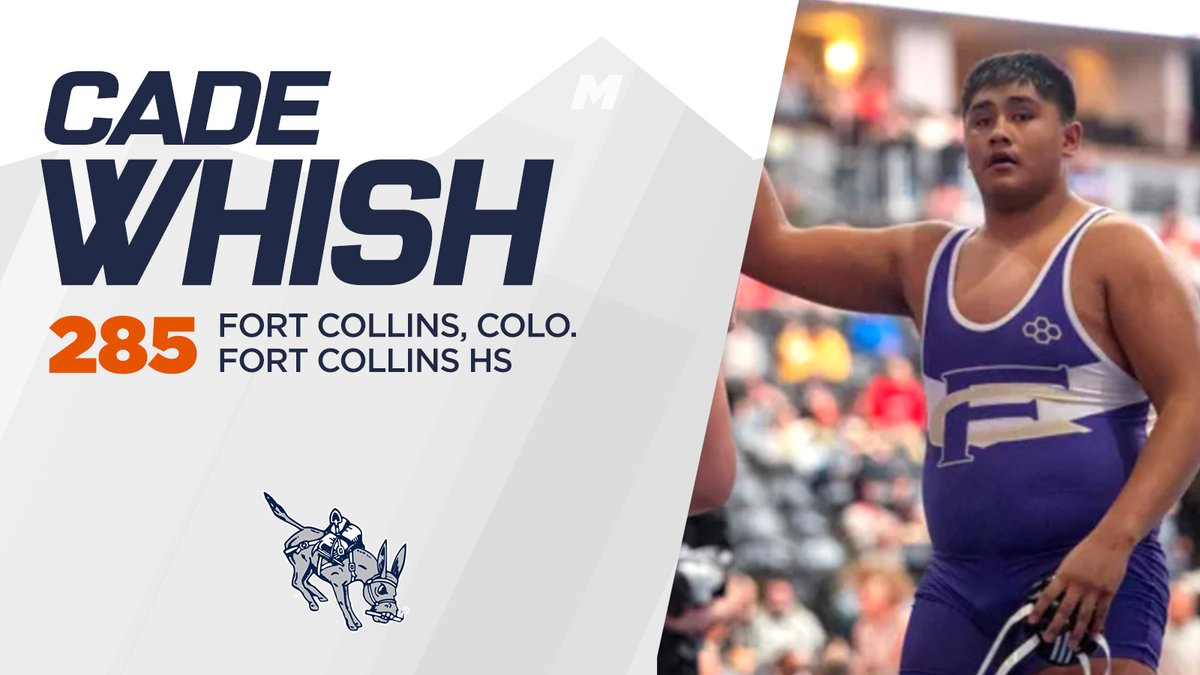 mineswrestling's tweet photo. Last but certainly not least, FoCo big man Cade Whish is an Oredigger!

🏅 2022 Colorado 5A finalist at 285
🧷 Had 33 pins in 35 wins in 2021 and 2022
🏉🥏 Three-sport star at Fort Collins in wrestling, football, and track &amp; field

#HelluvaEngineer⚒️ https://t.co/rsLA2Vf0GP