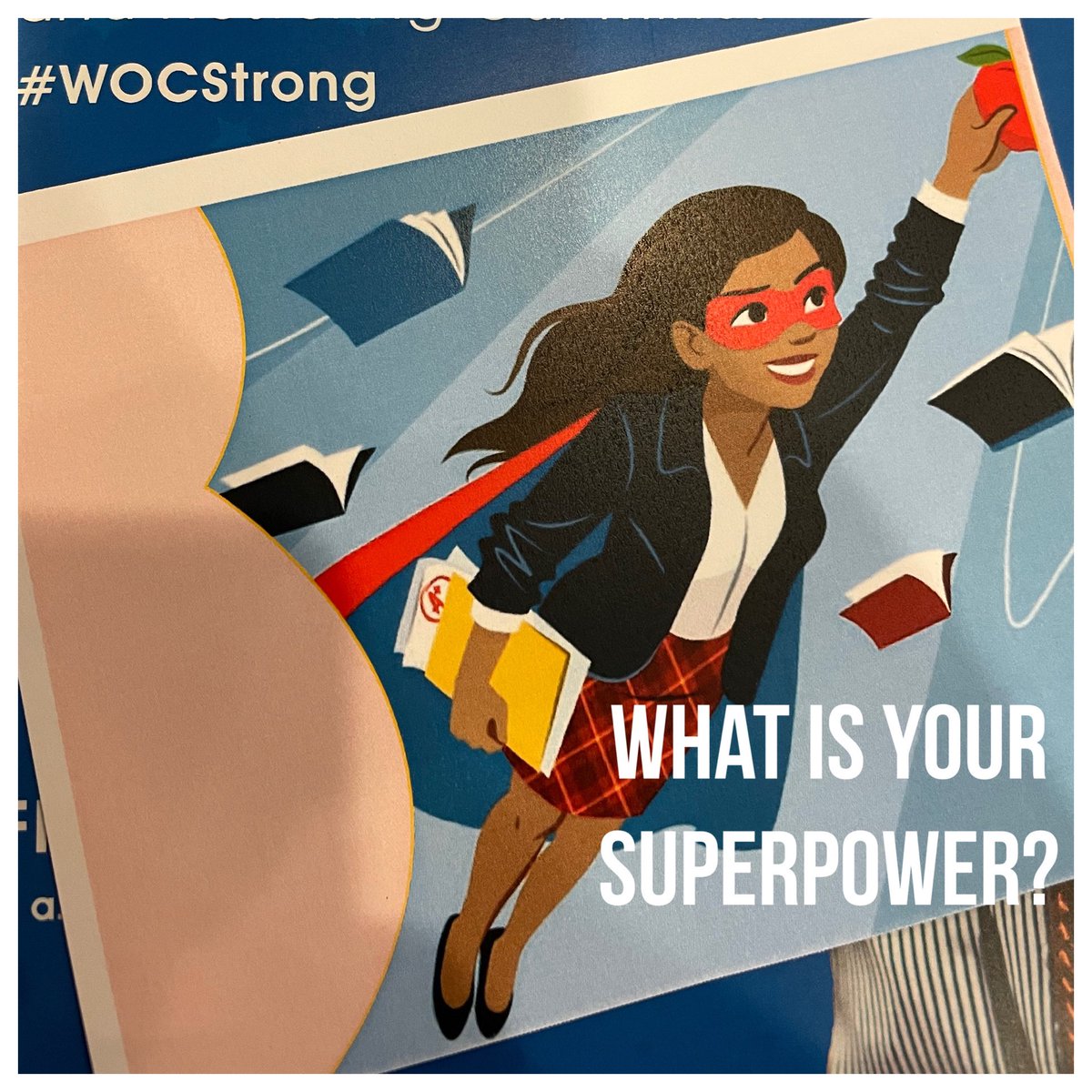 MargotSavoy's tweet photo. Opening plenary from Gabriela Flores is giving life to the room this morning.
ππΎππΎππΎ
Challenging us to reflect & see our whole selves and name what is our super power? (Hint: it is prolly not what you do but who you are.) #WOCStrong https://t.co/LYn0pvDLX4