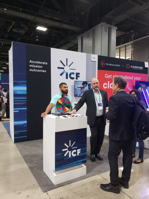 LizWittRecruit's tweet photo. Great to see the awesome @ICF team in action at the @AWScloud Summit Washington DC recently! Learn how we're using Amazon Web Services technology to help clients scale their greatest innovations. https://t.co/fJCPohhKTr https://t.co/M0rflNXoxm