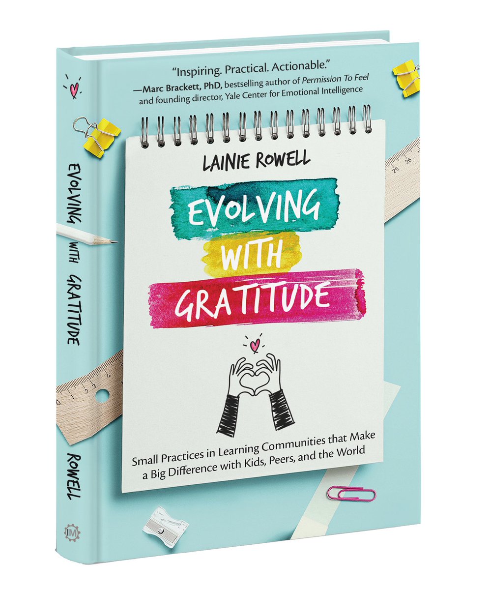 Congratulations to <a href="/LainieRowell/">Lainie Rowell</a>!! Today is the release of her incredible book, #EvolvingWithGratitude!! 
Amazing project…amazing contributors! Learn more here: amazon.com/Evolving-Grati…
#dbcincbooks #tlap #leadlap