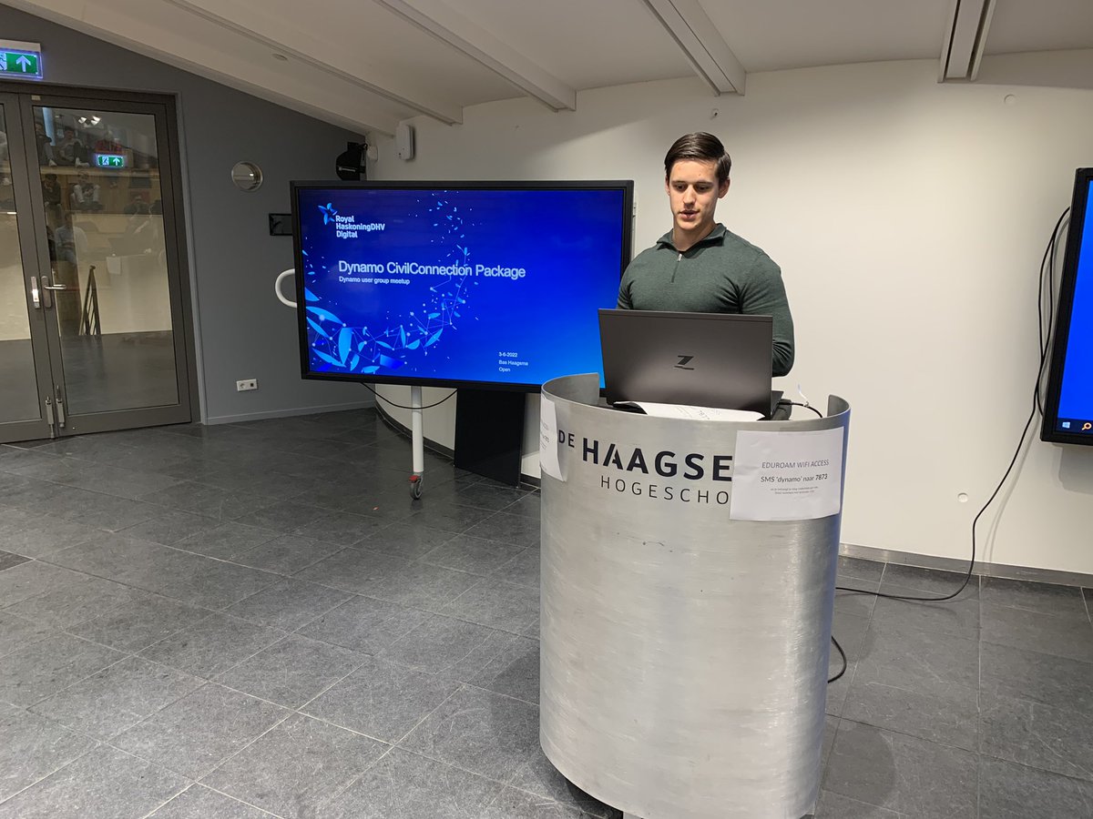 Bas Haagsma van @RHDHV_NL laat zien hoe zij met behulp van <a href="/DynamoBIM/">Dynamo</a> de link legt #civil3d naar #revit