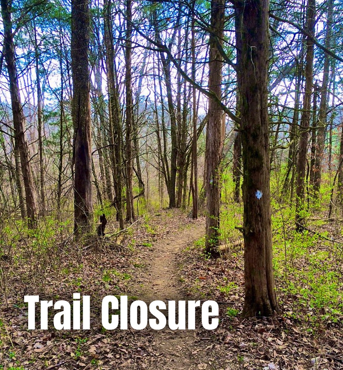 ALERT: The Pea Ridge Loop of our #hiking #trail system will be closed for maintenance until further notice. The HabiTrek trail will remain open during this time. 

We appreciate your patience and apologize for this temporary inconvenience.

#Woods #Outdoors