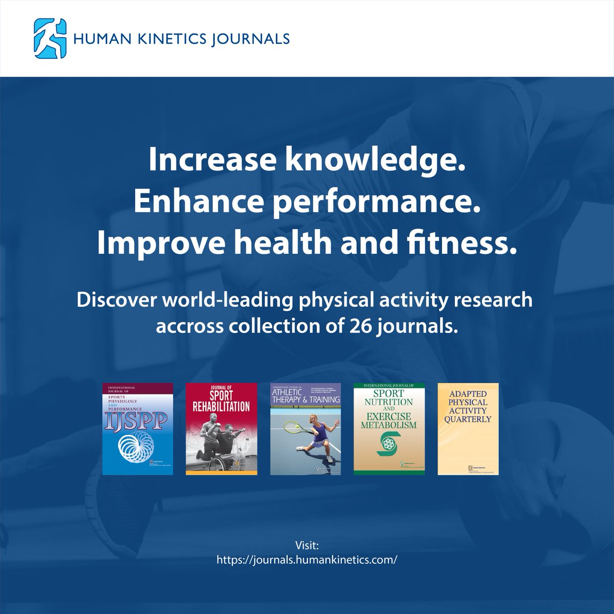 Are you coming to the #IsokineticConference in Lyon?

Check out Human Kinetics' journals to prepare for the #isoK22 conference. Discover related research across their collection of 26 journals.

Contact us for more information on Human Kinetics!

#isokinetic #sportsmedicine