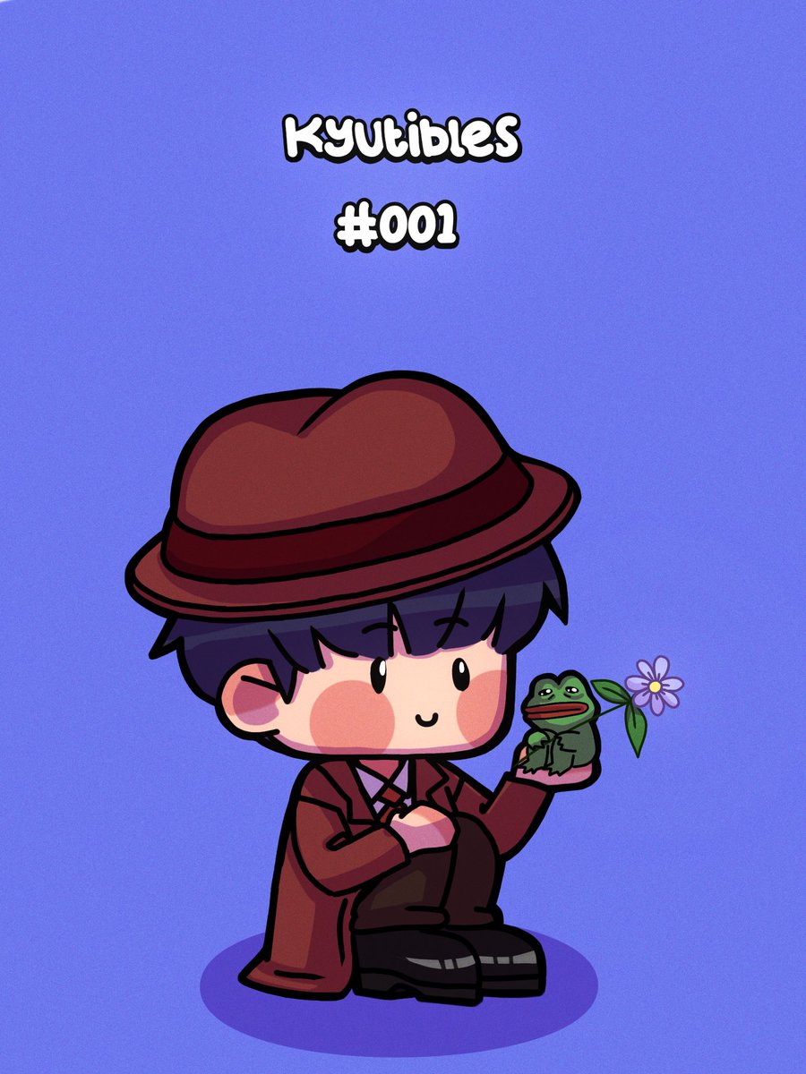Kyutibles's tweet photo. Say 👋 to our first Kyuti

All Kyutibles will have their own poster (such as the one posted here), animation, banner, phone wallpaper and a PFP (thats going to be airdropped for the winner)

Discord will be open soon, so keep your 👀 out. https://t.co/YWqFMi8YCL